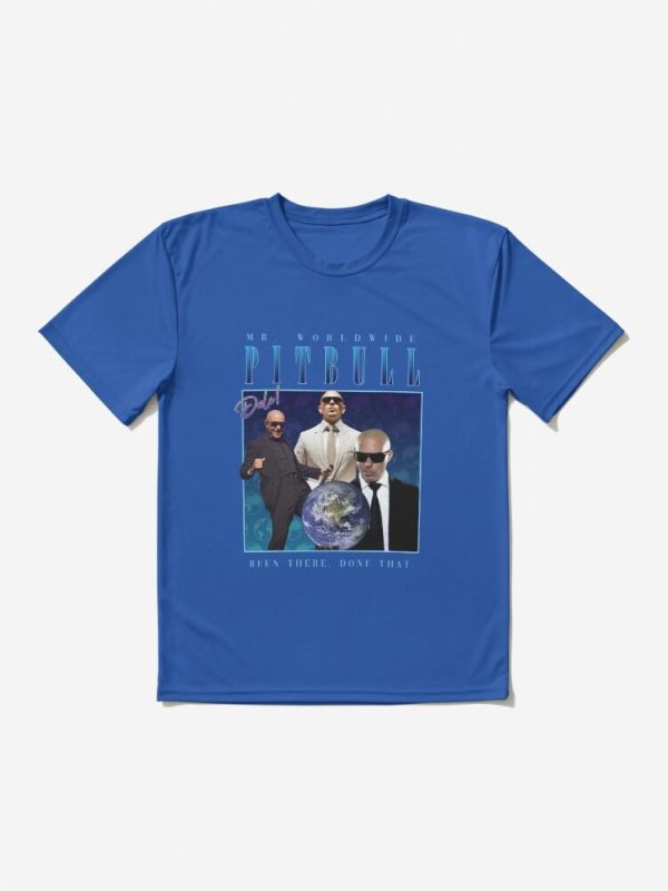 pitbull homage shirt (parody) Active T-Shirt