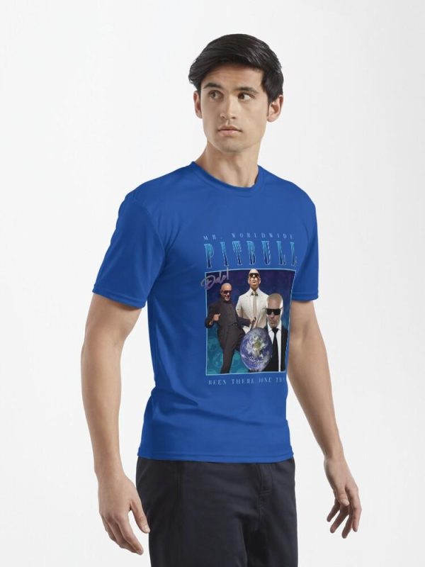 pitbull homage shirt (parody) Active T-Shirt