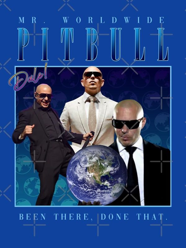 pitbull homage shirt (parody) Active T-Shirt