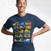 Construction Vehicles Construction Machinery Excavator Trucks Active T-Shirt
