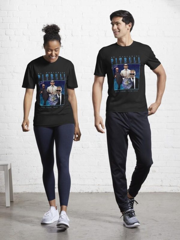 pitbull homage shirt (parody) Active T-Shirt