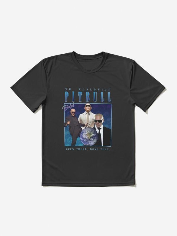 pitbull homage shirt (parody) Active T-Shirt
