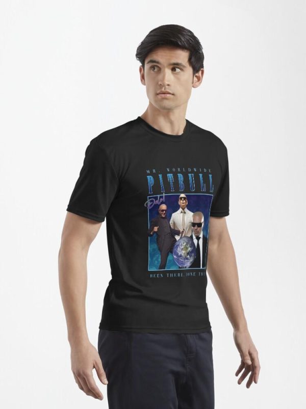 pitbull homage shirt (parody) Active T-Shirt