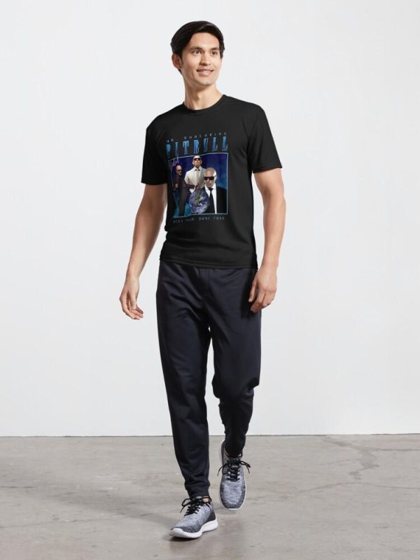 pitbull homage shirt (parody) Active T-Shirt