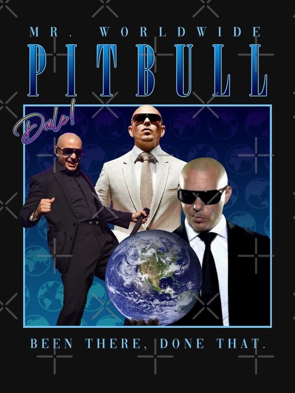pitbull homage shirt (parody) Active T-Shirt