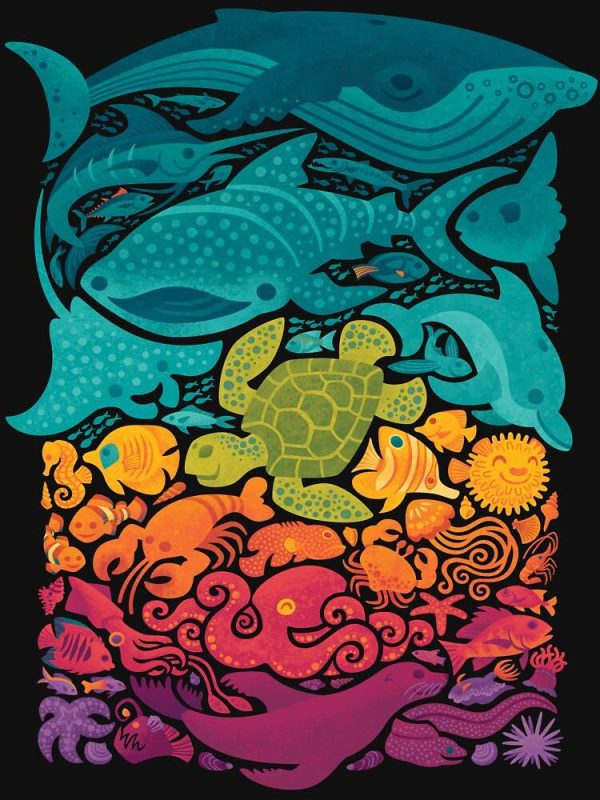 Aquatic Spectrum Active T-Shirt