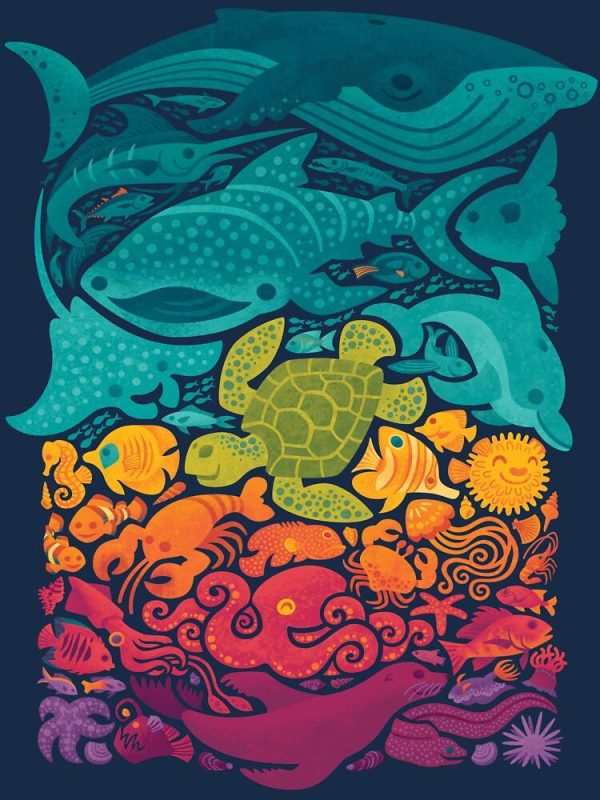 Aquatic Spectrum Active T-Shirt