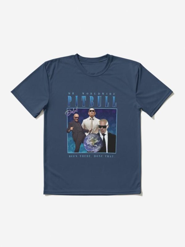 pitbull homage shirt (parody) Active T-Shirt