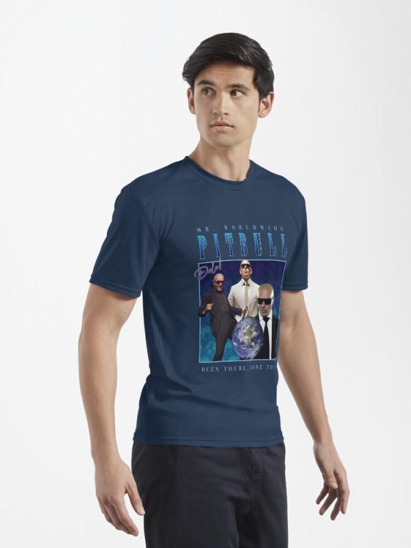 pitbull homage shirt (parody) Active T-Shirt