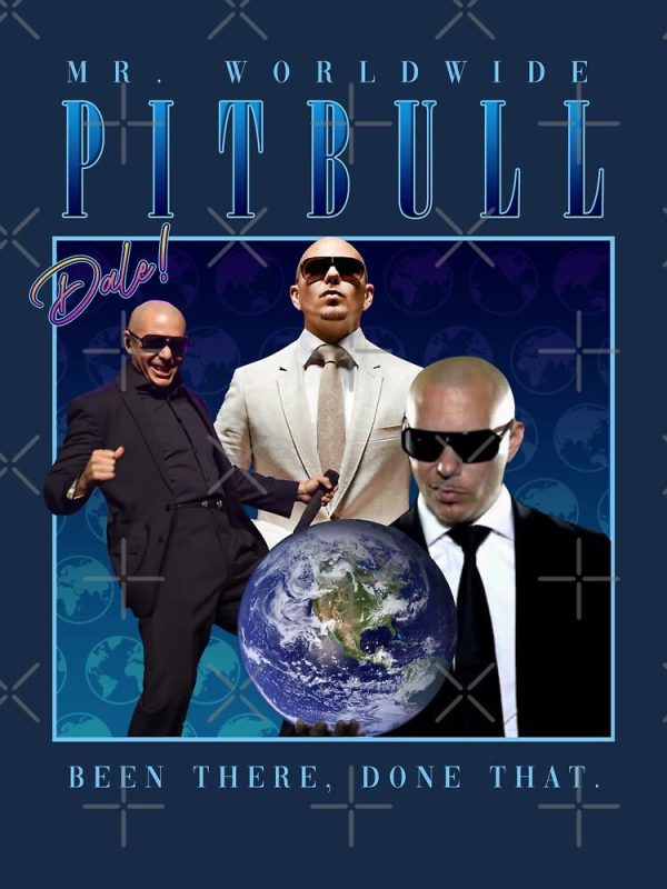 pitbull homage shirt (parody) Active T-Shirt